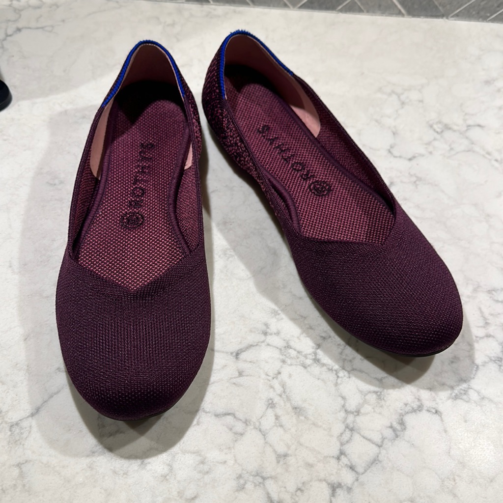 Rothy's Fig Python Flat - Retired Color